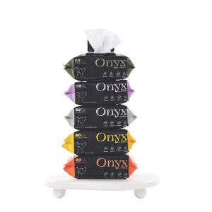 60106801 M-Pets Onyx Şeftali Kokulu Kedi Ve Köpekler İçin Temizleme Mendili 80Li