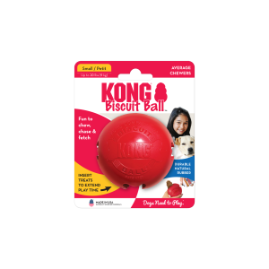 KONG Biscuit Ball Top Şeklinde Köpek Oyuncağı S