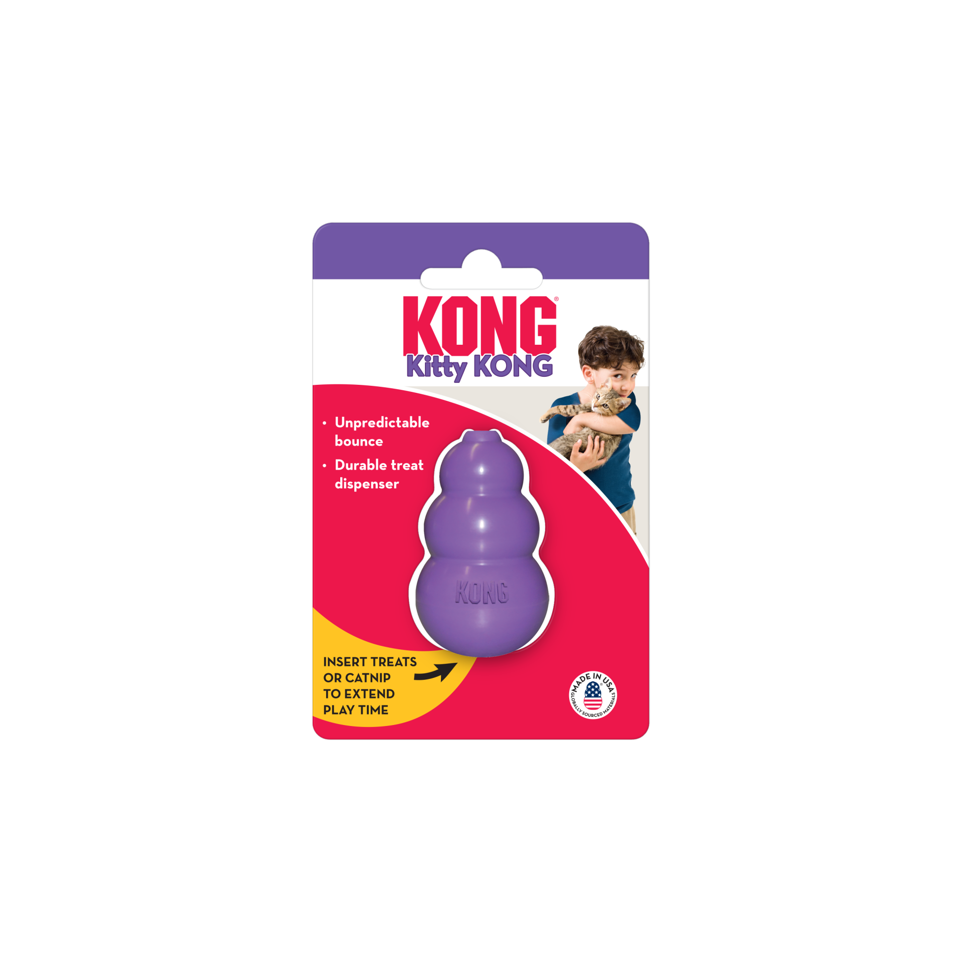 KONG Kitty Klasik KONG Şeklinde Kedi Oyuncağı
