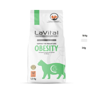 LaVital Vet. Obezite Kedi Maması 1,5 KG Skt:12/27