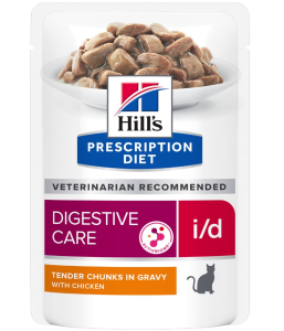 Hills Digestive Care i/d Chicken Kedi Sindirim Bakımı 12 Adet 85 Gr skt:07/26