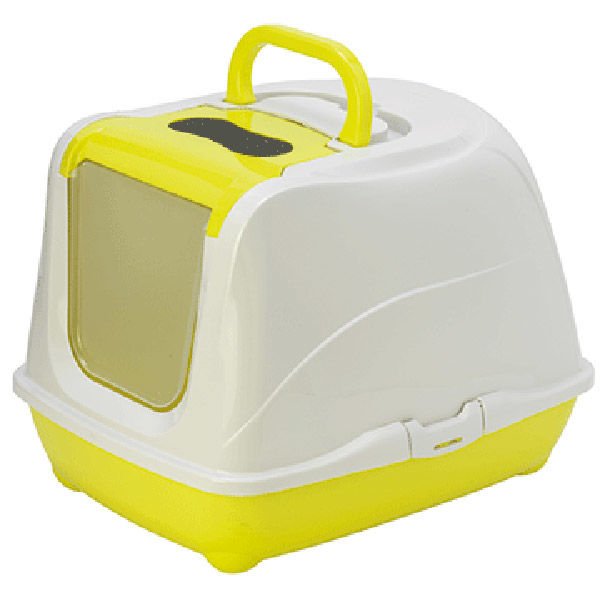 Moderna Flip Kapalı Kedi Tuvaleti 57cm Sarı