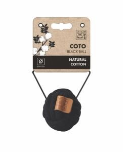 10647608 M-Pets Coto Black Ball 6,5Cm Örgü Top Oyuncak