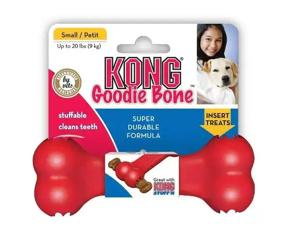 KONG Goodie Bone Kemik Şeklinde Çok Amaçlı Köpek Oyuncağı S