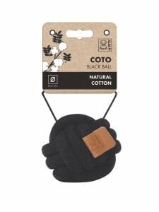 10647708 M-Pets Coto Black Ball 9,5Cm Örgü Top Oyuncak