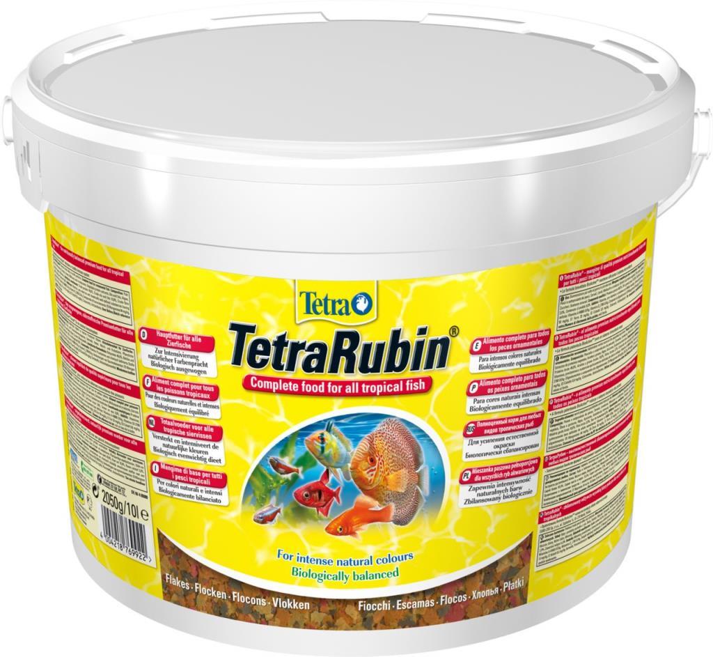Tetra Rubin Flakes Balık Renk Yemi 10 Lt / 2050 Gr Skt:03/28