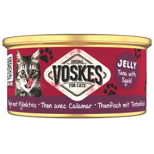 20379-Voskes Ton Balığı Ve Kalamar Kedi Konservesi 85Gr 24Lü