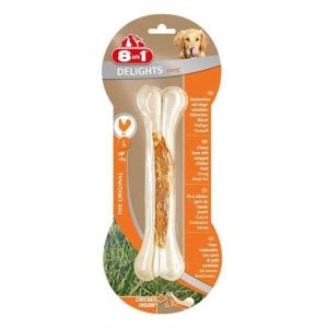 8 In 1 Delights Strong Köpek Çiğneme Kemiği L 6 Adet Skt:12/26