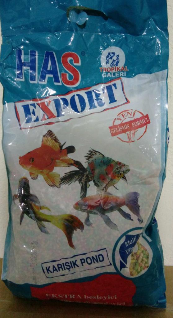 Has Karışık Pond Havuz Balığı Yemi 1 Kg Skt: 03/24