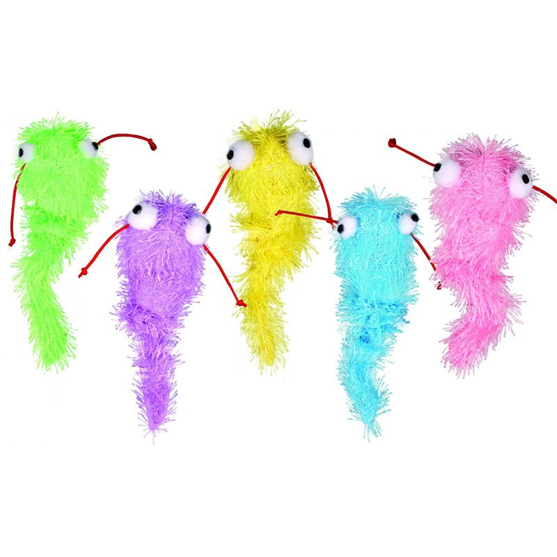 Flamingo Titrek Kurtçuk Kedi Oyuncağı 4 Cm