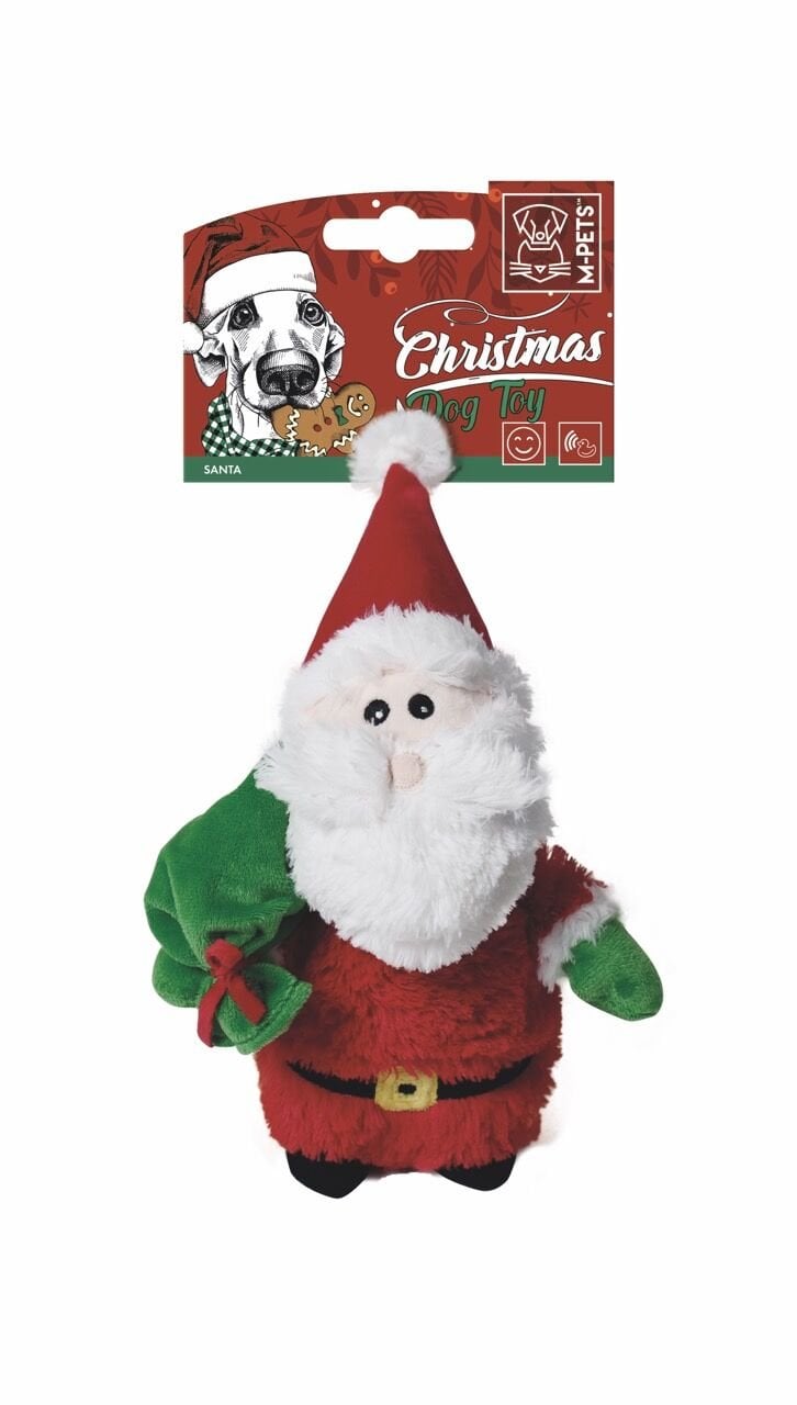 10649399 M-Pets Chrıstmas Santa Köpek Oyuncağı