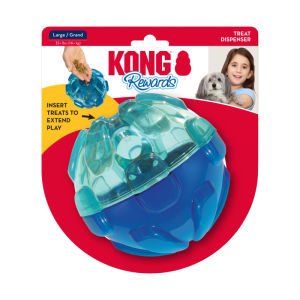 KONG Rewards Ball Köpekler için Ödül Maması Dağıtma Oyuncağı L