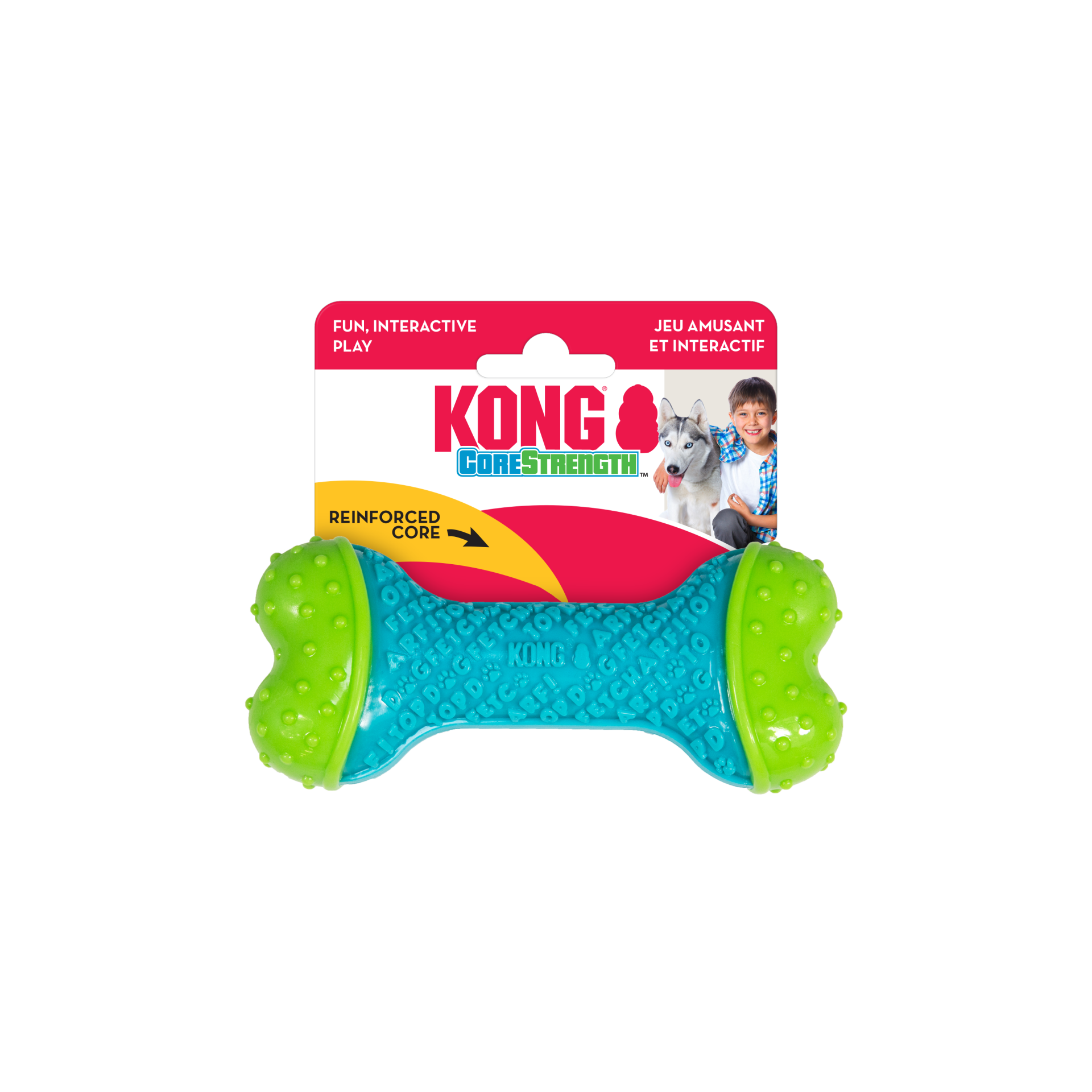KONG CoreStrength Kemik Şeklinde Köpek Oyuncağı M/L
