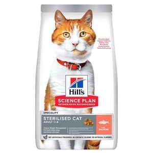Hills Young Adult Sterilised Somon Balıklı Kısırlaştırılmış Kedi Maması 1.5 Kg Skt:05/27