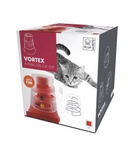 20624499 M-Pets Vortex Electronic Kedi Oyuncağı Red
