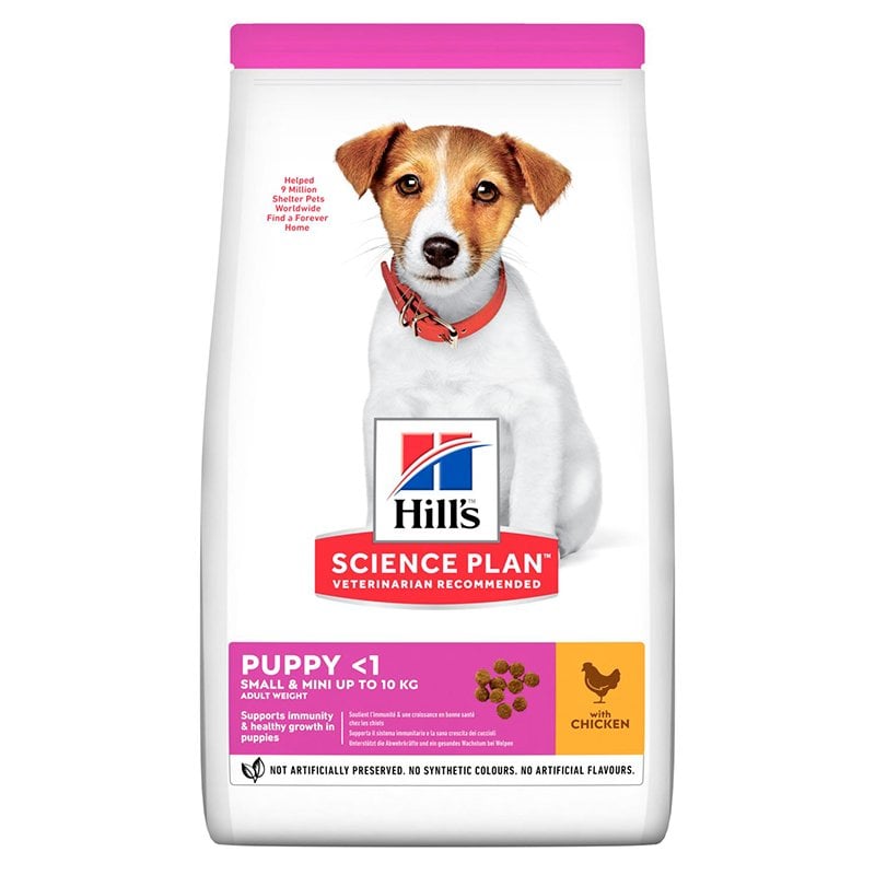 Hills Mini Puppy Tavuklu Küçük Irk Yavru Köpek Maması 1.5 Kg skt:11/26
