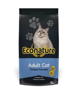 Econature Plus Tavuklu Yetişkin Kedi Maması 13.5+1.5 Kg Skt:03/27
