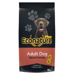 Econature Plus Somonlu Yetişkin Köpek Maması 13.5+1.5 Kg Skt:11/27