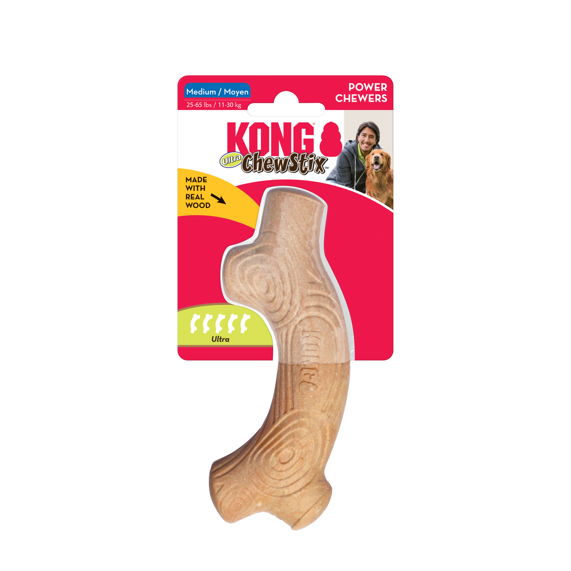 KONG ChewStix Ağaç Dalı Şeklinde Köpek Oyuncağı M