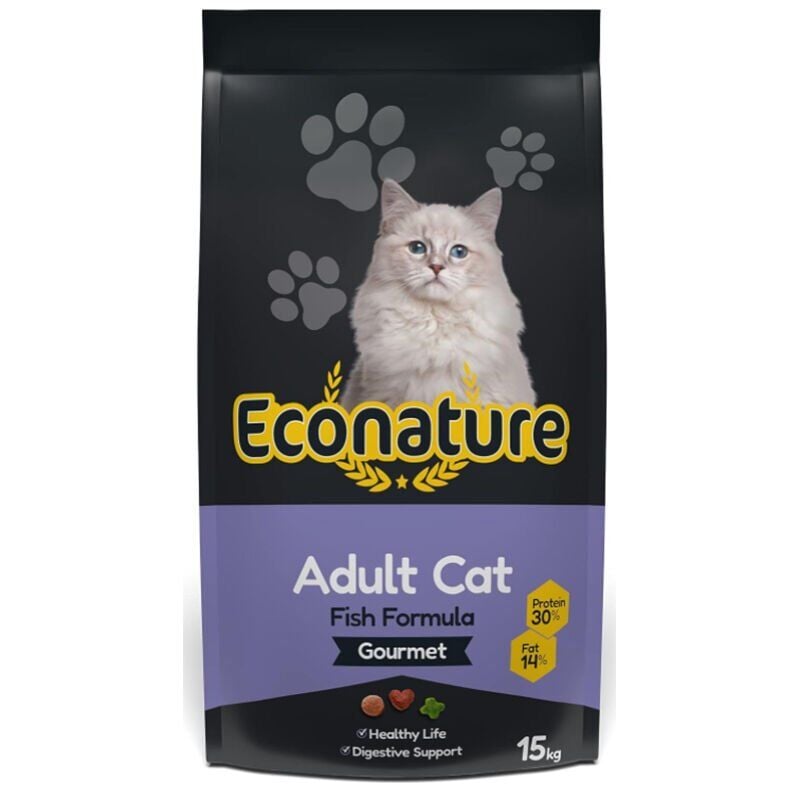 Econature Plus Gurme Kedi Maması 13.5+1.5 Kg Skt:11/27