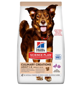 Hills Culinary Creations Ördekli ve Patatesli Yetişkin Köpek Maması 14 Kg Skt:03/25