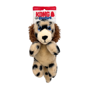 KONG Comfort Pups Spot Köpek Şeklinde Peluş Köpek Oyuncağı M