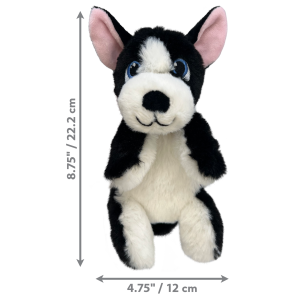 KONG Comfort Pups Boss Köpek Şeklinde Peluş Köpek Oyuncağı S