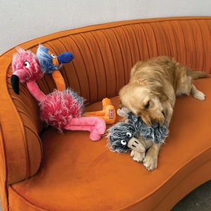 KONG Comfort Jumbo Bird Flamingo Şeklinde Peluş Köpek Oyuncağı XL