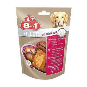 8 In 1 Fillets Pro Skin Coat Köpek Ödülü 80 Gr 8 li Skt:10/26
