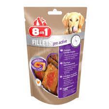 8 In 1 Fillets Pro Active Köpek Ödülü 80 Gr 8 Adet Skt:05/25