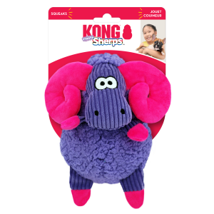 KONG Sherps Sevimli Hipopotam Şeklinde Peluş Köpek Oyuncağı M