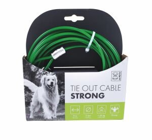 10800399 M-Pets Strong Bahçe Bağlama Halatı 9Mt/Green