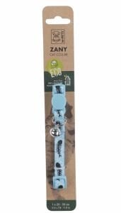 20800899 M-Pets Zany Kedi Boyun Zilli Tasması Black/Blue
