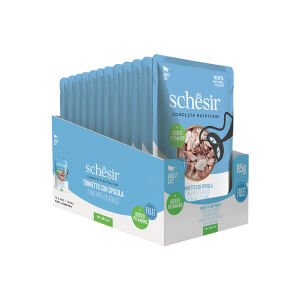Schesir Ton Balıklı Ve Levrekli Kedi Yaş Mama 85 Gr 12Adet  C01070105