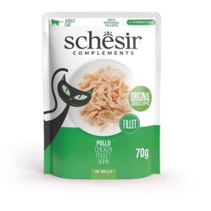 Schesir Tavuklu Kedi Yaş Mama 70 Gr 12 Adet Skt:03/28 * 230-C01070111