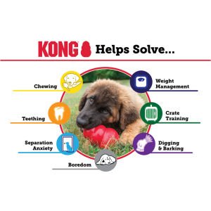 KONG Classic Köpekler için Çok Amaçlı Isırma Oyuncağı M
