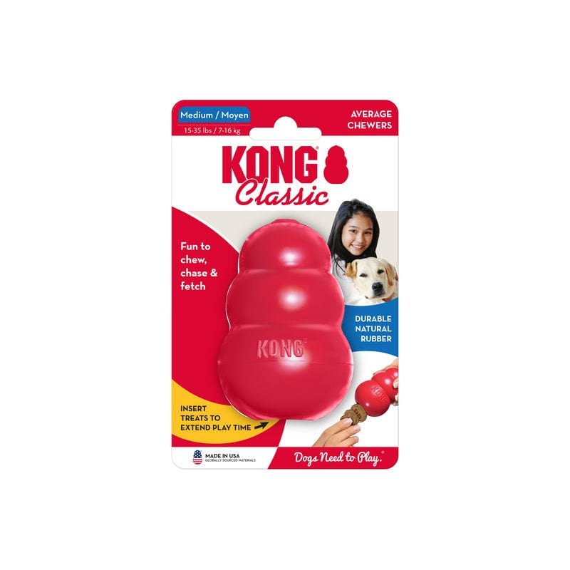 KONG Classic Köpekler için Çok Amaçlı Isırma Oyuncağı M