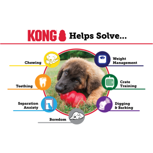 KONG Classic Köpekler için Çok Amaçlı Isırma Oyuncağı XS