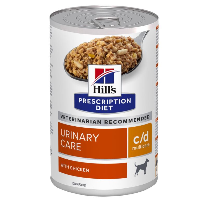 Hills c/d Multicare Tavuklu Köpek Konserve 370gr*12 li Skt:05/25