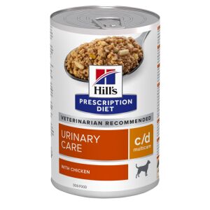 Hills c/d Multicare Tavuklu Köpek Konserve 370gr*12 li Skt:05/25