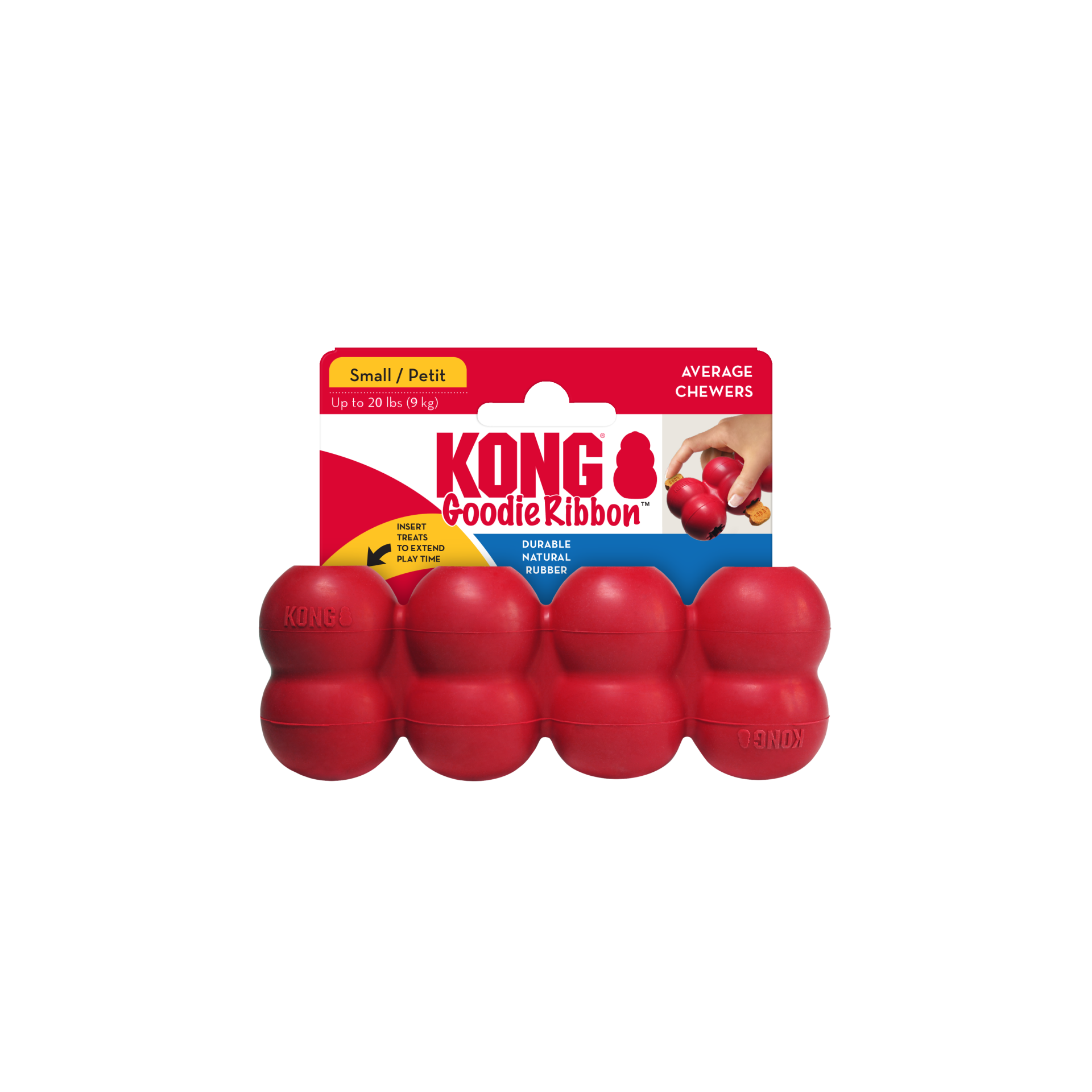 KONG Goodie Ribbon Çoklu Top Şeklinde Köpek Oyuncağı S