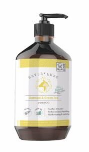 10123399 M-Pets Naturluxe Dog Shampoo Oatmeal & Green Tea 500Ml Skt:03/28