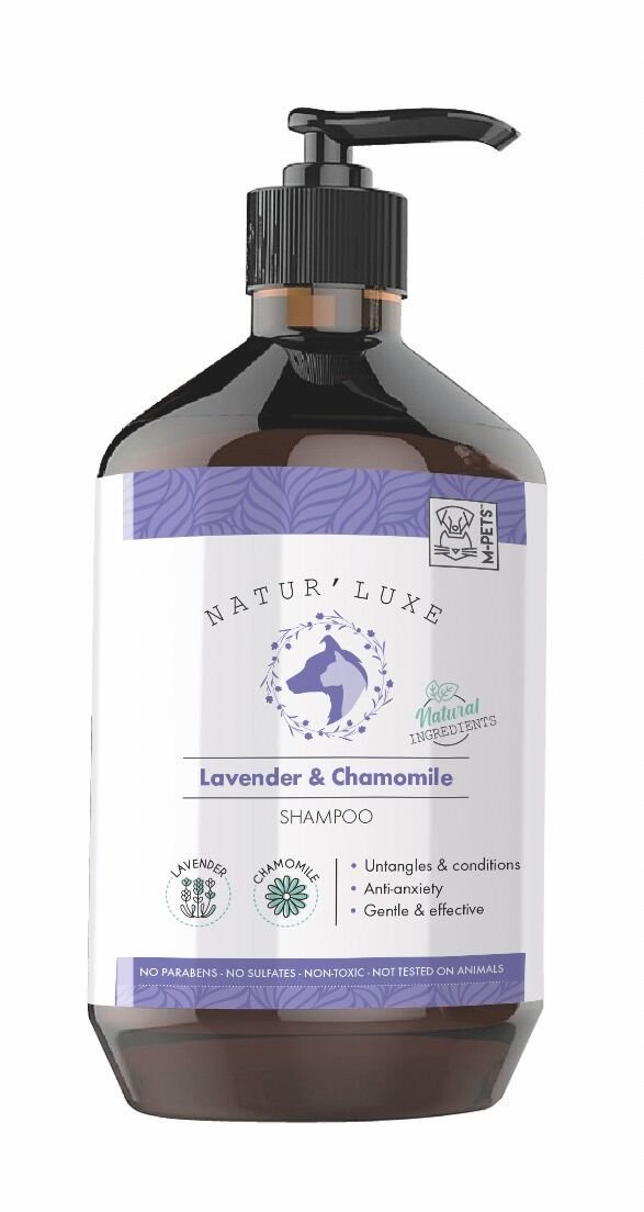10123599 M-Pets Naturluxe Dog Shampoo Lavender & Chamomıle 500Ml Skt:03/28