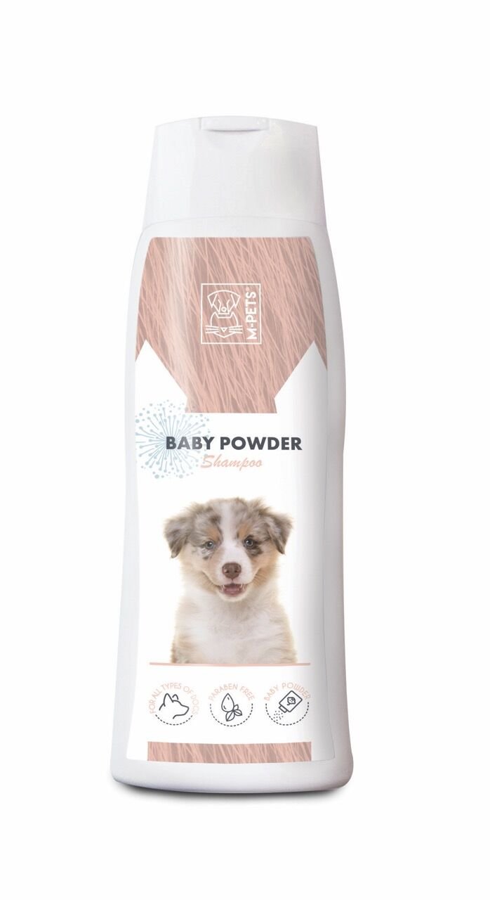 10120199 M-Pets Dog Shampoo Baby Powder 250Ml skt:07/29