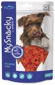 19028099 M-Pets My Snacky Salmon Cubes Köpek Ödülü 80Gr Skt:09/27
