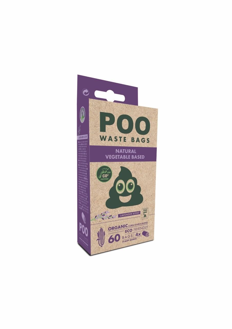 10115508 M-Pets Poo Dışkı Poşeti 15 Yaprak Lavanta Kokulu 4Lü Paket