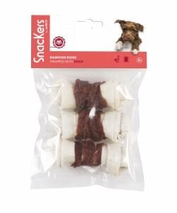 19025599 M-Pets Snackers Wrapped Wıth Duck Köpek Ödülü 105Gr