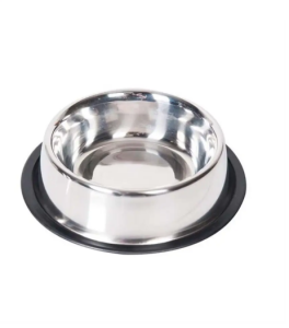 Flamingo Çelik Köpek Mama Kabı Kaymaz Tabanlı 1590ml