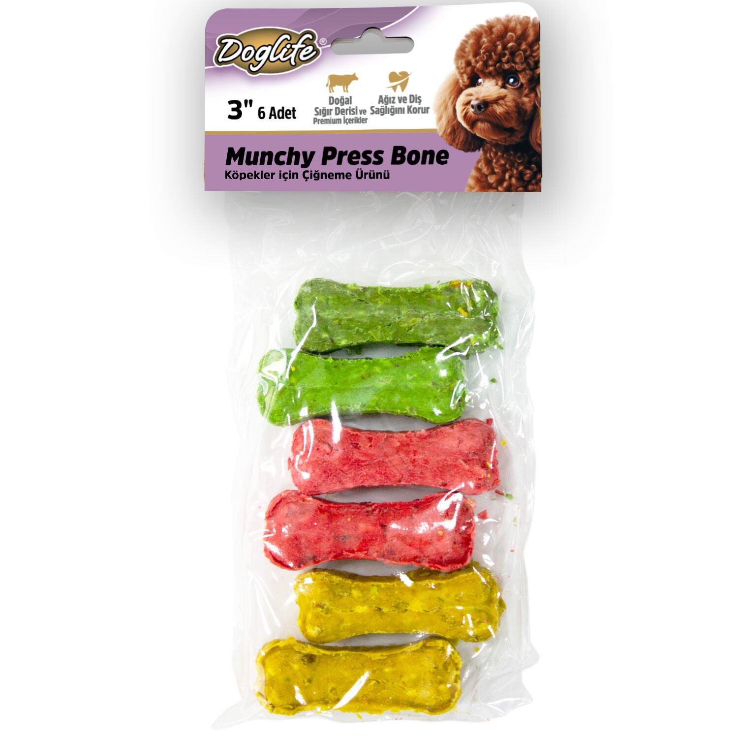 203405-Doglife Press Kemik Muncy 25Gr/Ad. 6Lı