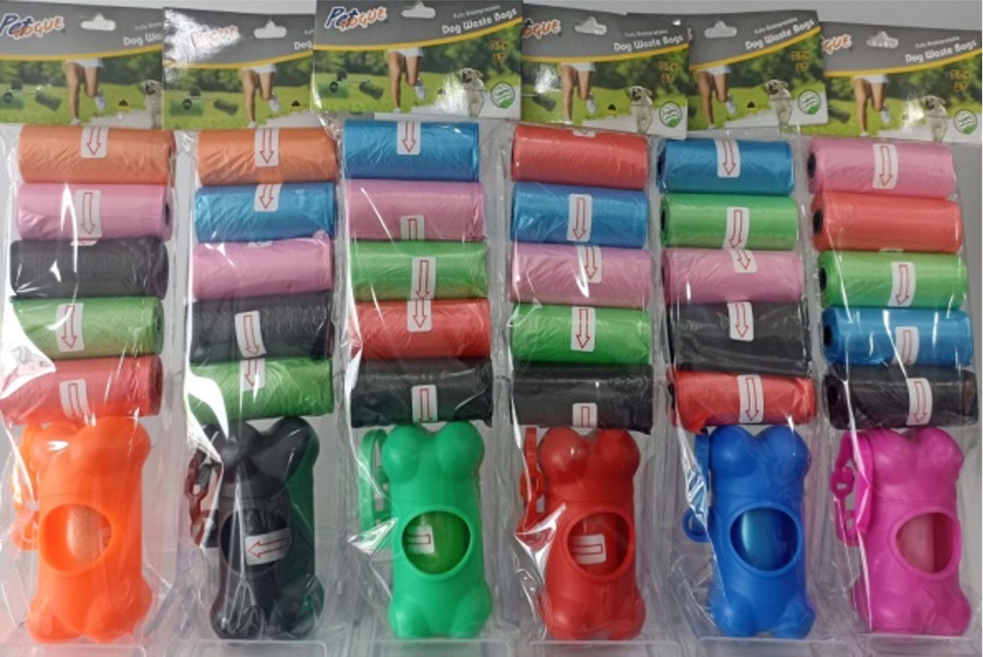 Renkli 5+1 Dışkı Toplama Poşeti Seti